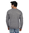 Мъжки пуловер с кашмир Charlie в сиво-1 снимка