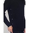 Дамски пуловер в черно с кашмир Lexa-3 снимка