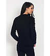 Дамски пуловер в черно с кашмир Alva-1 снимка