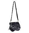 Малка черна дамска чанта от естествена кожа Veronica-1 снимка
