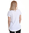 Памучна дамска тениска в бяло Flavia-1 снимка