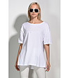 Дамска памучна бяла тениска Imia-0 снимка
