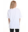 Дамска памучна бяла тениска с надпис Gisele-2 снимка