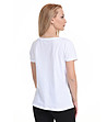 Памучна бяла дамска тениска с надпис Vitalia-2 снимка