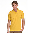 Мъжка жълта памучна блуза John-0 снимка