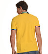 Жълта памучна мъжка блуза Richard-1 снимка