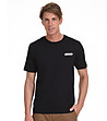 Черна мъжка памучна тениска Christopher-0 снимка