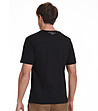 Черна мъжка памучна тениска Christopher-1 снимка