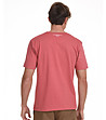Мъжка памучна тениска Christopher в червен нюанс-1 снимка