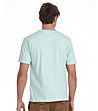 Памучна мъжка тениска с надпис Mark в цвят мента -1 снимка