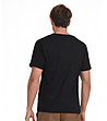 Памучна мъжка тениска в черно Andrew-1 снимка