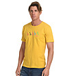 Жълта памучна мъжка тениска Joshua-2 снимка