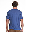 Синя памучна мъжка тениска Joshua-1 снимка
