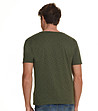 Мъжка памучна тениска в цвят каки с принт Jason-2 снимка