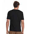 Памучна мъжка тениска в черно с щампа Eric-1 снимка