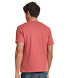 Памучна мъжка тениска в червен нюанс с щампа Eric-1 снимка