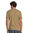 Памучна мъжка тениска в бежово с щампа Eric-2 снимка