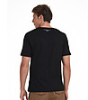 Мъжка памучна тениска в черно Jonathan-1 снимка