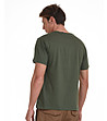 Памучна мъжка тениска в цвят каки със спортен дизайн Scott-1 снимка