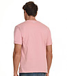 Розова памучна мъжка тениска Frank-2 снимка