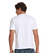 Мъжка памучна бяла тениска с лого Alexander-1 снимка
