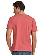 Мъжка памучна тениска с лого Alexander в червен нюанс-2 снимка