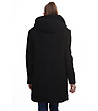 Топло дамско палто в черно Giana-2 снимка