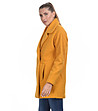 Топло зимно дамско палто в жълто Enita-2 снимка