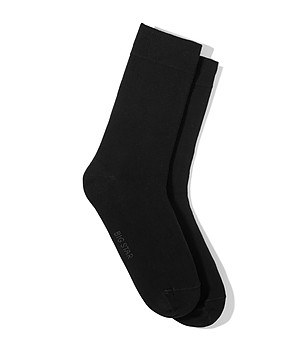 Черни мъжки чорапи с памук  снимка