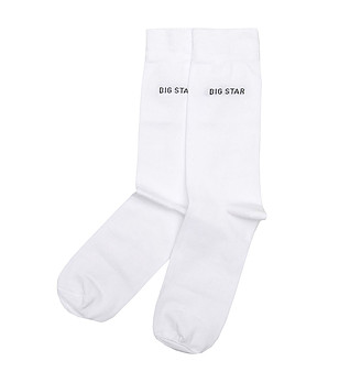 Памучни мъжки бели чорапи Aglai снимка