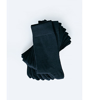 Комплект от 8 чифта черни мъжки чорапи Bernard снимка