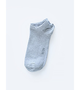 Сиви мъжки къси чорапи за маратонки Lowen снимка