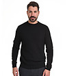Черен памучен мъжки пуловер Linano-0 снимка