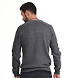 Сив памучен мъжки пуловер Linano-1 снимка