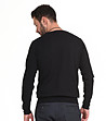 Черна мъжка памучна блуза Abel-1 снимка