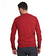 Червена мъжка памучна блуза Abel-1 снимка