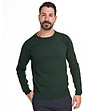 Зелена мъжка памучна блуза Abel-0 снимка