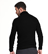 Мъжки поло пуловер в черно Expoder-1 снимка
