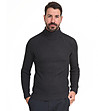Мъжки поло пуловер в тъмносиво Expoder-0 снимка