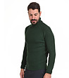 Мъжки поло пуловер в зелено Brose-2 снимка