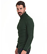 Мъжки поло пуловер в зелено Brose-3 снимка