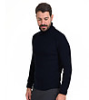 Мъжки поло пуловер в тъмносиньо Expoder-2 снимка