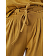 Дамски панталон в цвят маслина Alex-3 снимка