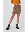 Кафява пола на каре с джобове Izara-0 снимка
