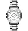 Сребрист дамски часовник с бял циферблат Pure Silver -2 снимка