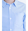 Памучна светлосиня детска риза Crest-3 снимка