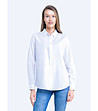 Дамска памучна риза Joliet в цвят крем-0 снимка