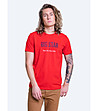 Червена памучна мъжка тениска Bruno-1 снимка