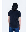 Памучна мъжка тениска в черно Supiclassic-1 снимка