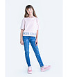 Розова детска памучна тениска Ramona-2 снимка